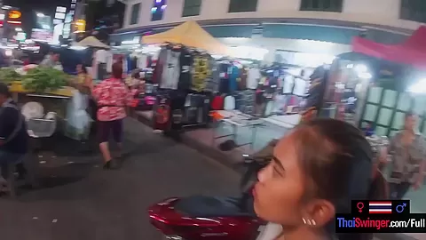 Amateur teen 18+ couple having sex after a day out in Bangkok Thailand