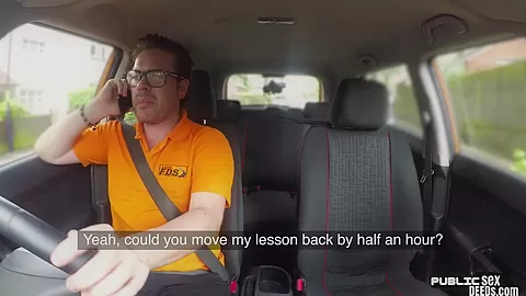 UK driving student 18+ riding instructor with ass