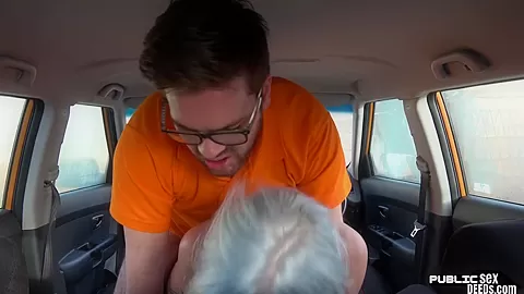 Real UK amateur gets anally fucked in public
