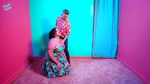 Red & Mimosa in Pain And Pleasure In Pink And Blue - KINK