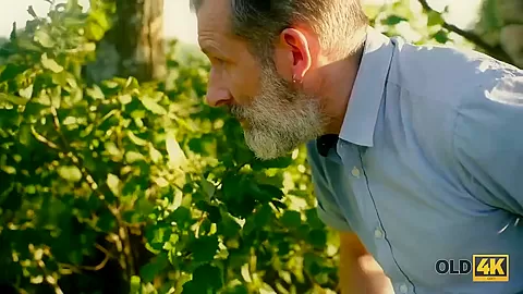 OLD4K. Mature guy still in good shape to fuck Step daughters hot bestie