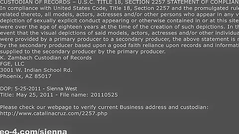 Cam Show - May 25 - SiennaWest