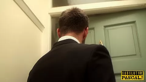 Young euro slut roughly fucked by older guy