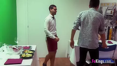 From TV to FAKings: Dinner Orgy with everyone fucking
