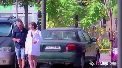 Nurse getting her daily dose of DICK after leaving the hospital