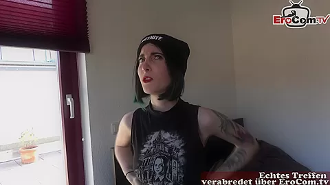 german punk teen 18+ with perfect tits make pov casting