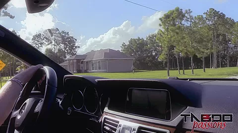 Stepdad Punishes teen 18+ With Cock While Step mom Drives