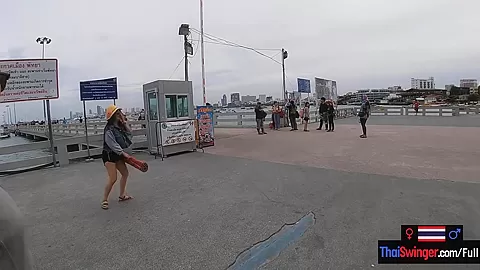 Boat trip with my Asian teen 18+ girlfriend became sex in public