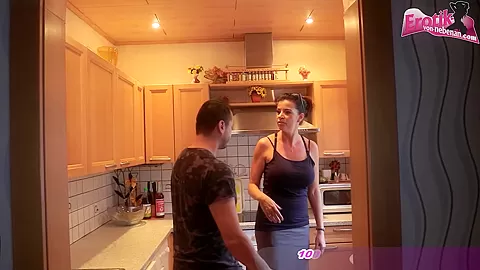 german big tits mature milf fiuck in kitchen