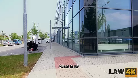 LAW4k. Sexy lassie pleases two cops so they can let her go home