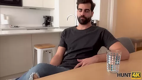 HUNT4K. Guy cant resist such beautiful girl and pays boyfriend to nail her