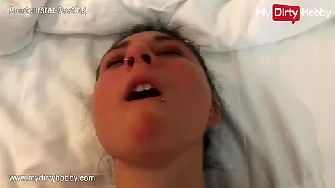 MyDirtyHobby - First porn casting ends with a huge cumshot for cute teen 18+