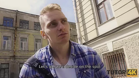 TUTOR4K. Man called mentor because he knew she worked as prostitute before