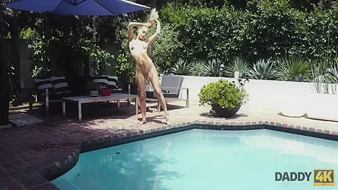 DADDY4K. Hottie enjoys hard old dick while her boyfriend is away
