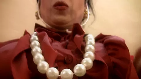 Lustful ugly MILF shows her goods