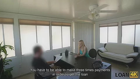 LOAN4K. Go-go dancer from local strip-bar is ready for sex for loan