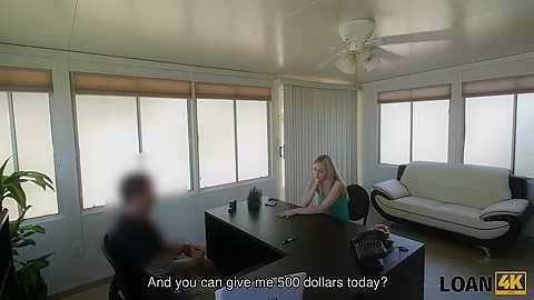 LOAN4K. Go-go dancer from local strip-bar is ready for sex for loan