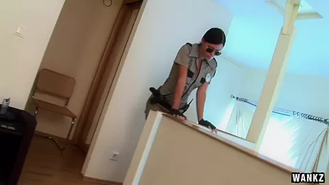 WANKZ- Super Hot Cop Bitch Masturbates