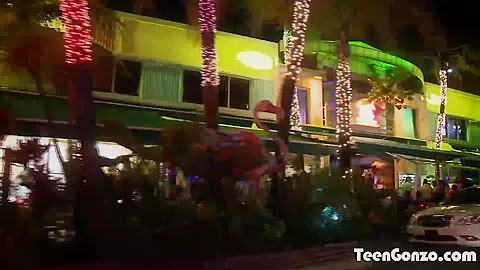 TEENGONZO Sexy Hunter Paige gets pumped in her tight asshole