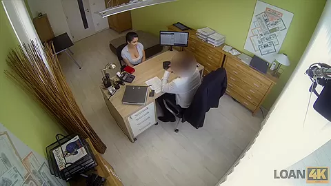 LOAN4K. Babe wants to run her business and gets a loan for sex