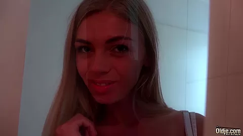 Old Man Fucked Young Blonde teen 18+ Blowjob Pussy Licking