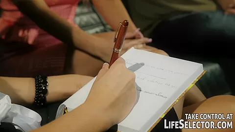 Lesbian BDSM therapist helps out a couple having sexual problems