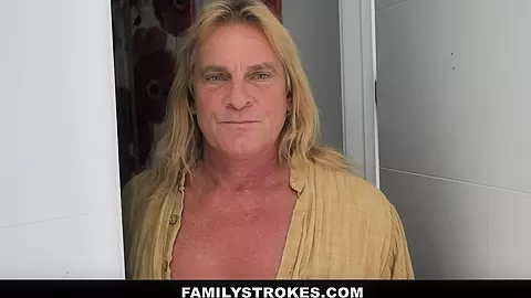 FamilyStrokes - Naughty Step Having Threesome With And