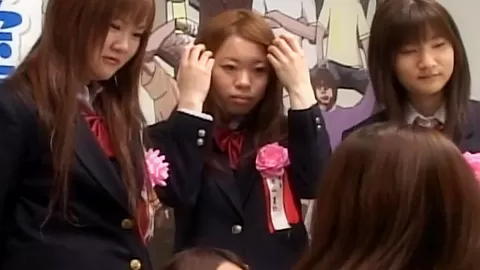 Japanese game show blowjob demonstration cumshot Riri Kouda