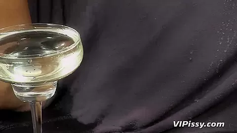 Gorgeous girls piss and toy in this seductive close-up lesbian scene