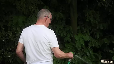 Grandpa Fucks Blonde teen 18+ Big Boobs Pussy Fingers Cum