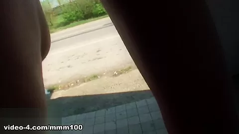 Brunette Fucked On The Roadside By 2 Mates - MMM100