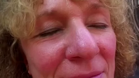Blonde Tattooed Pussy Pierced Mature Fucked
