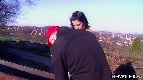 German Milf Inspector picks on the farmer