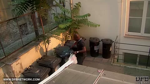 Wife and husband fuck together a black man