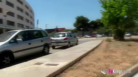 Finding a guy at a Spanish university to fuck Tania