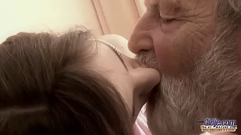 Old Young Big Cock Grandpa Fucked teen 18+ lick thick dick