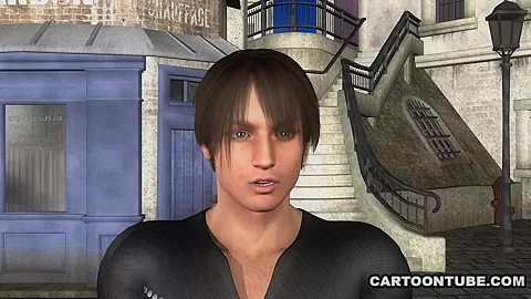 Short Haired 3D Babe Sucks and Fucks