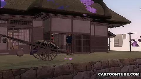 Foxy 3D Asian Gets Licked and Fucked