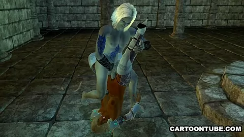 Hot 3D Ebony Elf Babe Gets Fucked