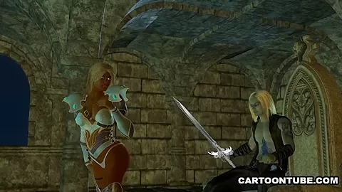 Hot 3D Ebony Elf Babe Gets Fucked