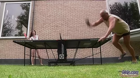 Young girl fucked by old man in her wet pussy w blowjob