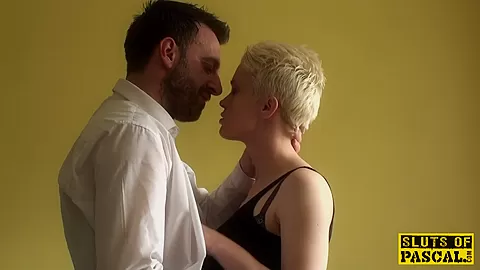 UK leashed sub slut rough fucked doggystyle