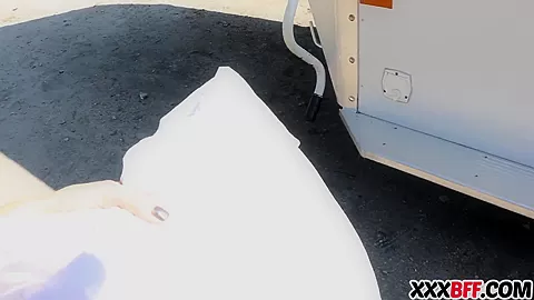 Farm girls sharing a hard dick