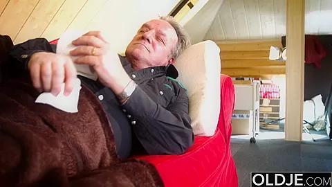 Fat old man fucked by beautiful young girl teen 18+ blowjob cumshot doggystyle
