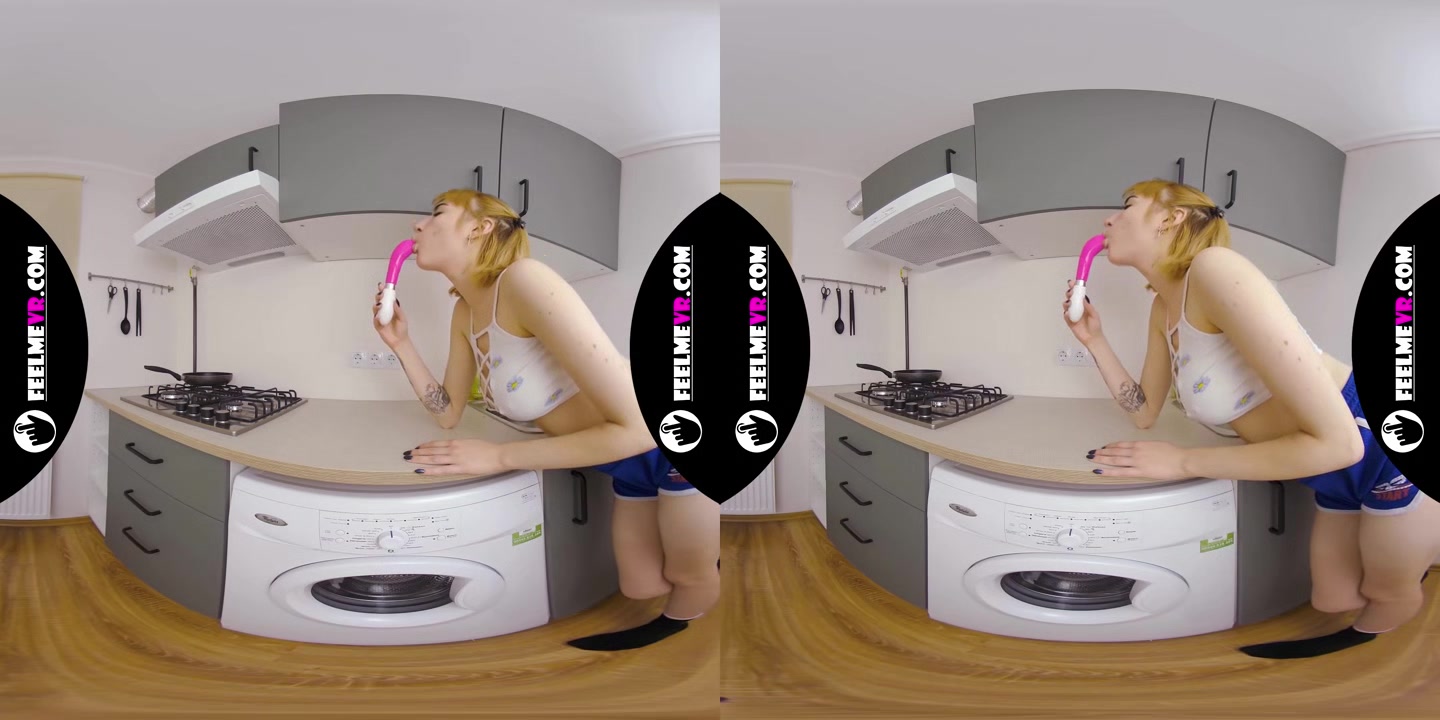 Vr180 Video With Big Tits Teen Lilly Mays Masturbates With Pink Dildo