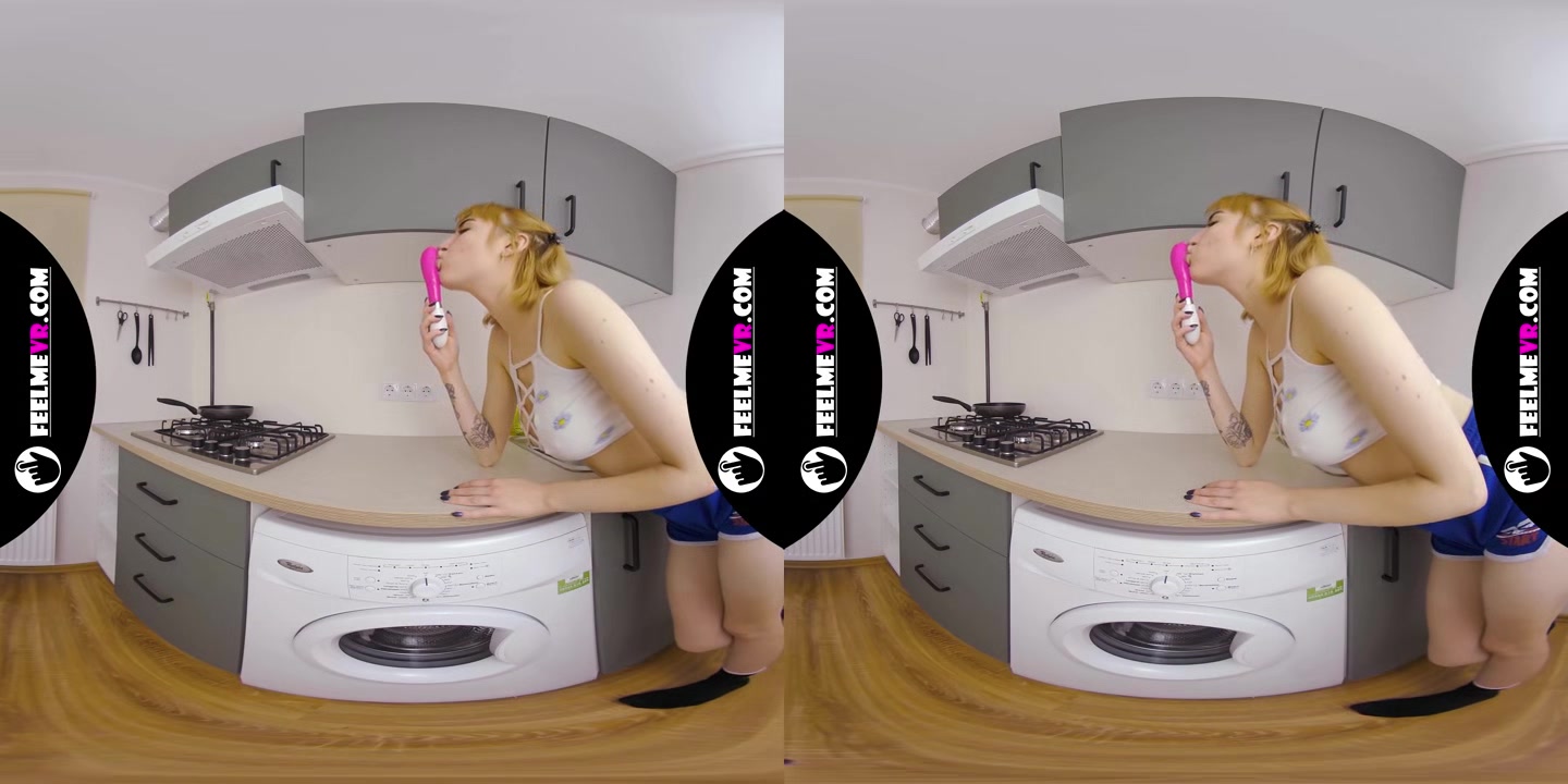 Vr180 Video With Big Tits Teen Lilly Mays Masturbates With Pink Dildo