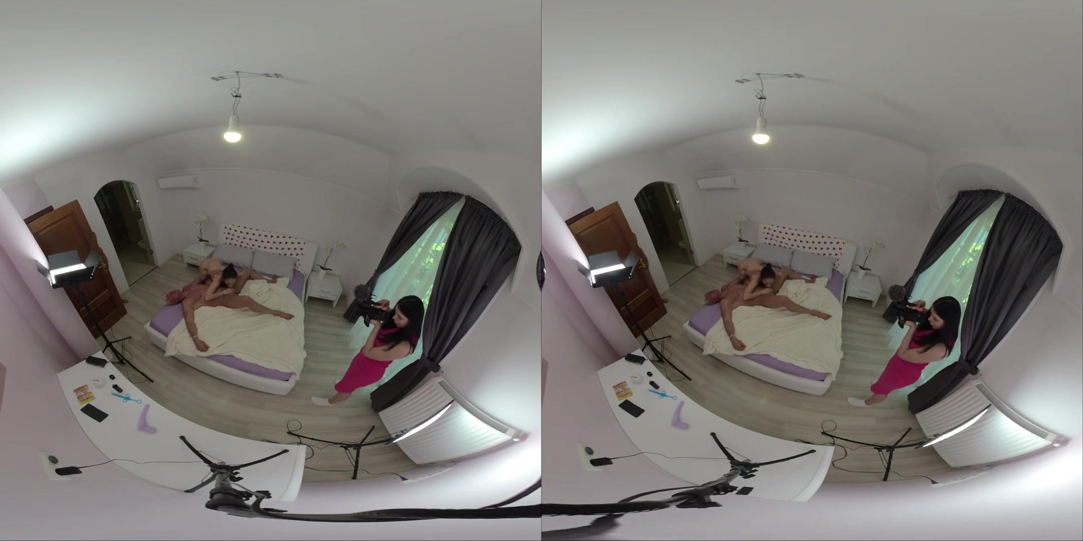 Victoria June Vr Part Three - Surprise Threesome! Hot Latina's Huge Ass Covered In Sperm