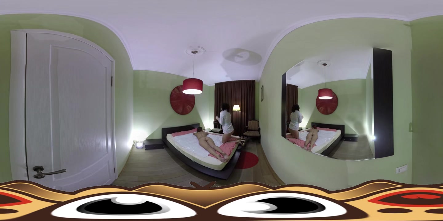 Two Hot Brunettes Go Wild in a Dirty Massage Duo