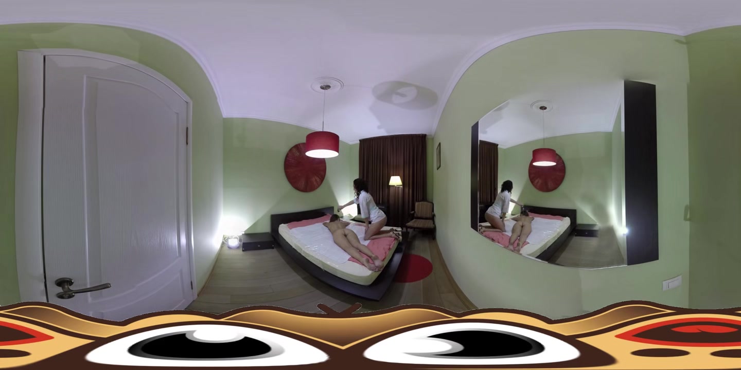 Two Hot Brunettes Go Wild in a Dirty Massage Duo