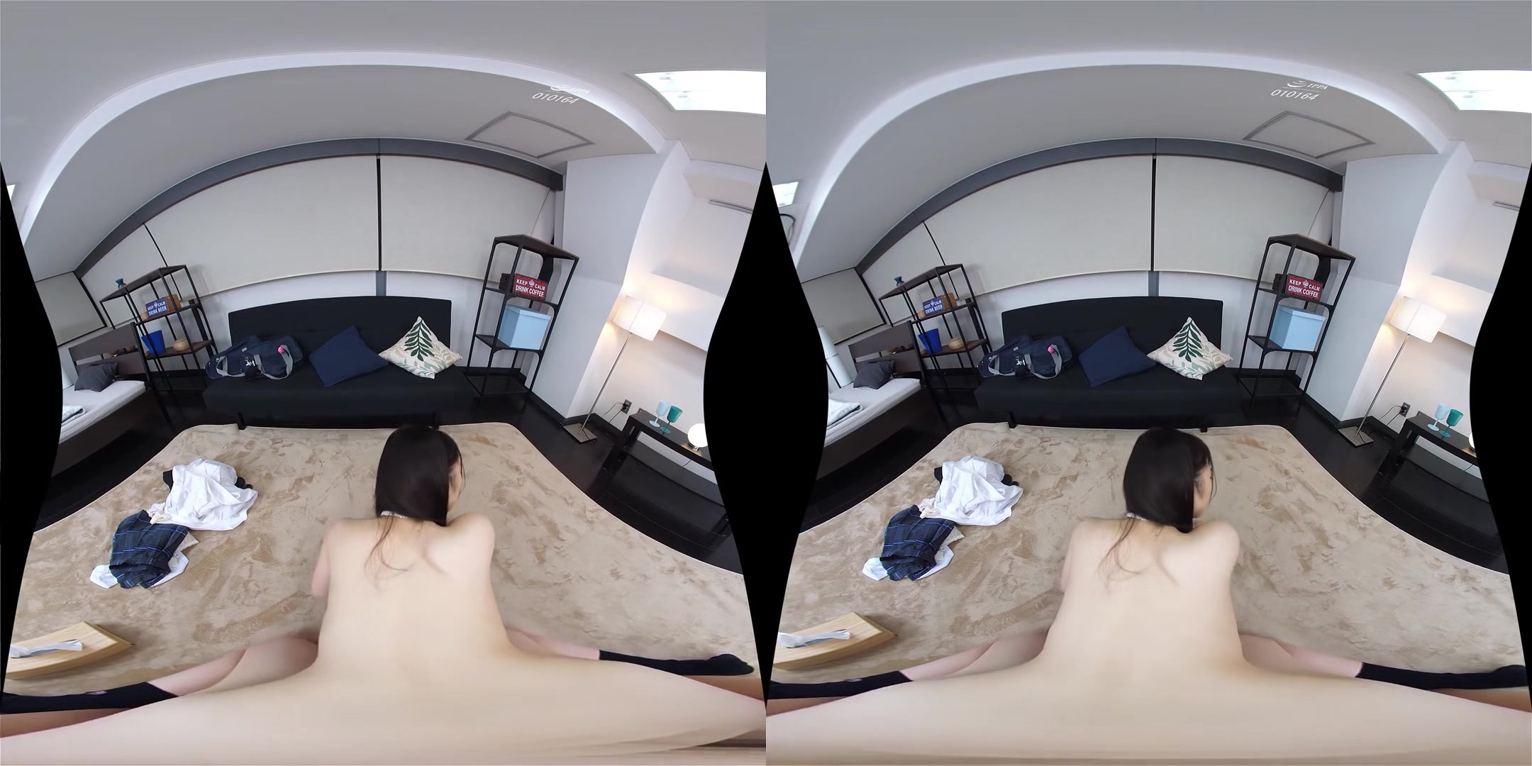 VR: A Kiss Leads to Passionate Sex; Fucking a Cute Schoolgirl Hardcore JAV VR POV